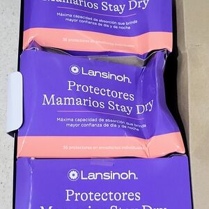 Lansinoh Purple Stay Dry Nursing Pads